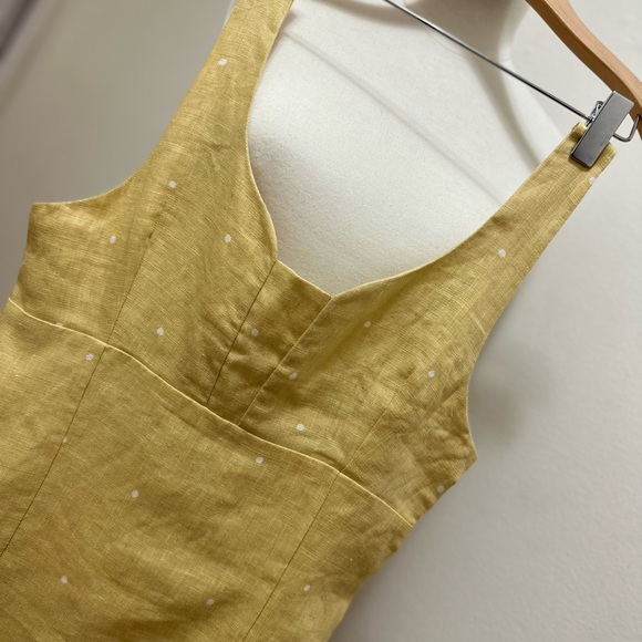 Zulu and Zephyr Curve Mini Linen dress - Picture 3 of 10